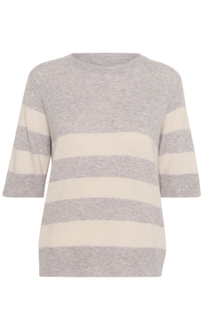 Culture Pullover - Callie Arrow Stripe - Grey Melange/Whitecap Stripe