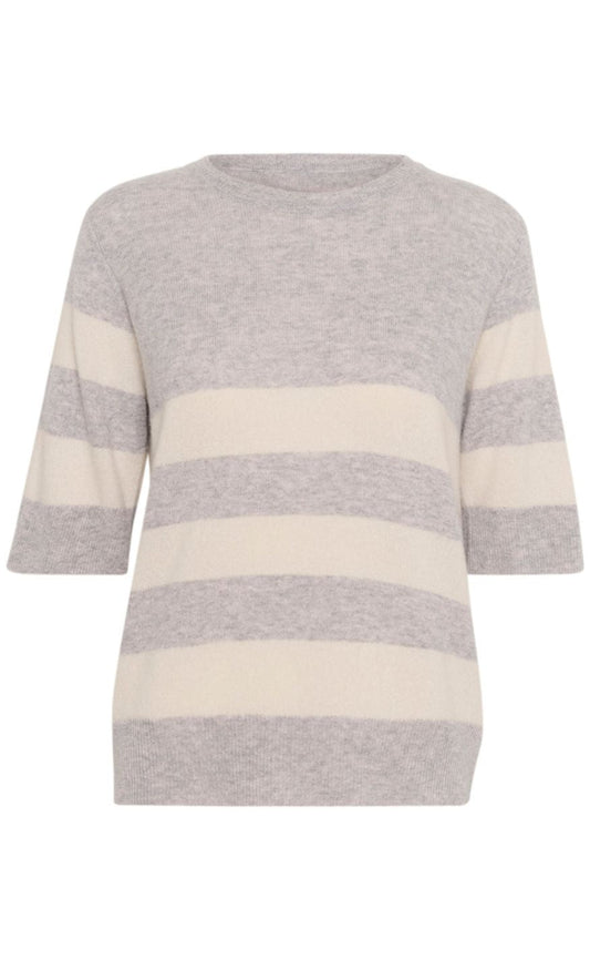 Culture Pullover - Callie Arrow Stripe - Grey Melange/Whitecap Stripe