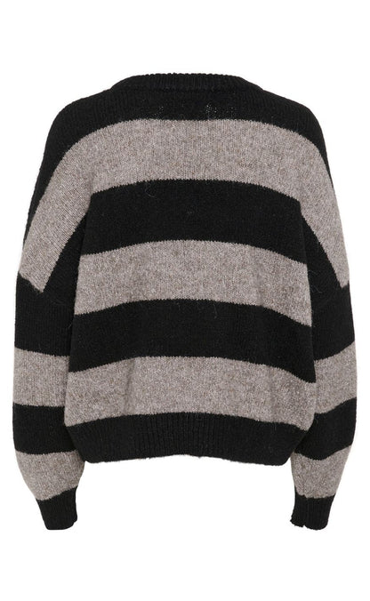 Culture Pullover - Kimmy - Black/Falcon Stripe