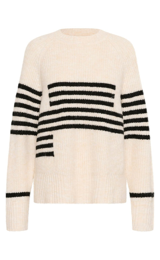 Culture Pullover - Nicky Kimmy - Whitecap/Black
