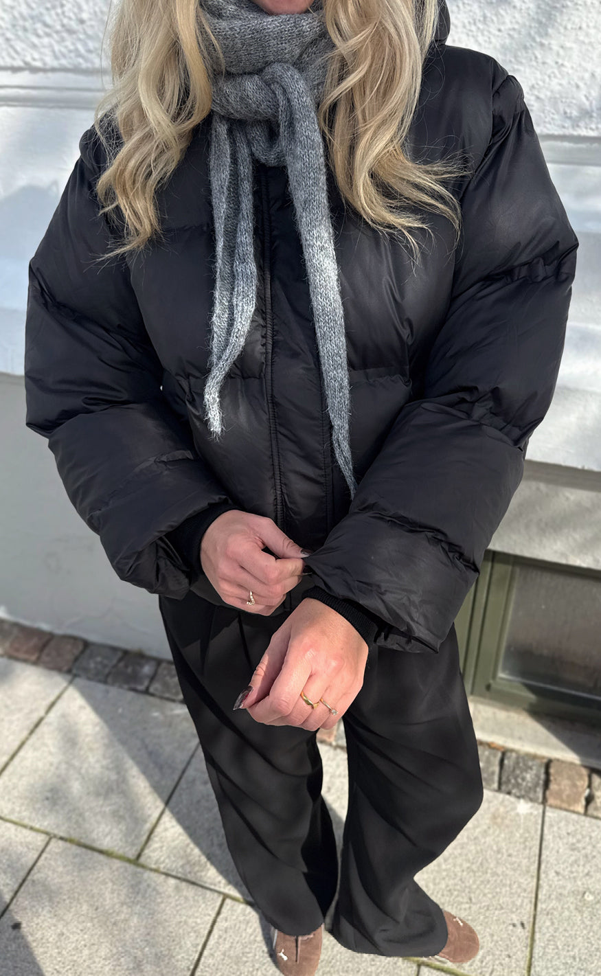 Say INA Copenhagen Jakke - Ella Puffer - Matte Black