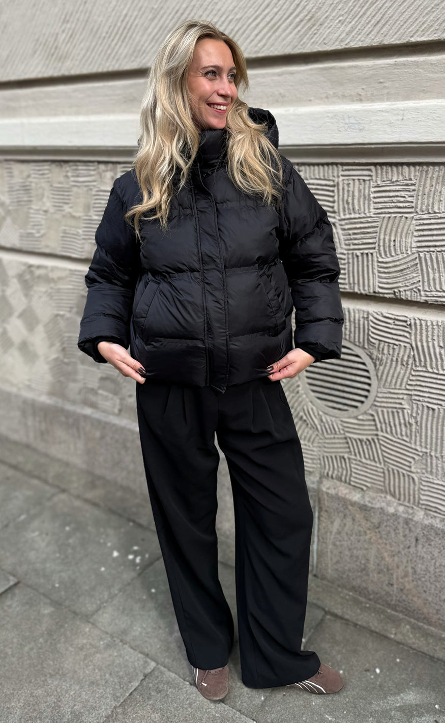 Say INA Copenhagen Jakke - Ella Puffer - Matte Black