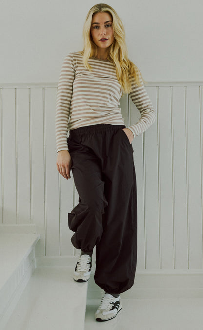 Freequent Bukser - Breeze - Black