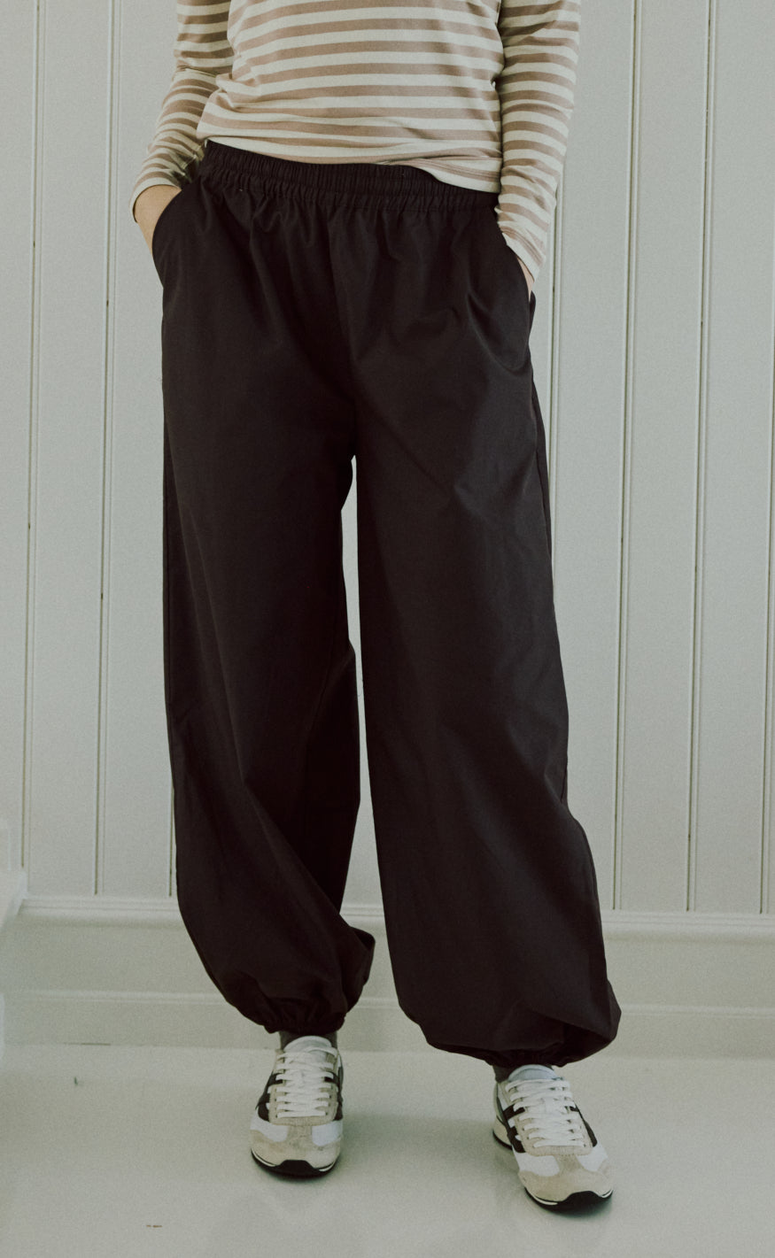 Freequent Bukser - Breeze - Black