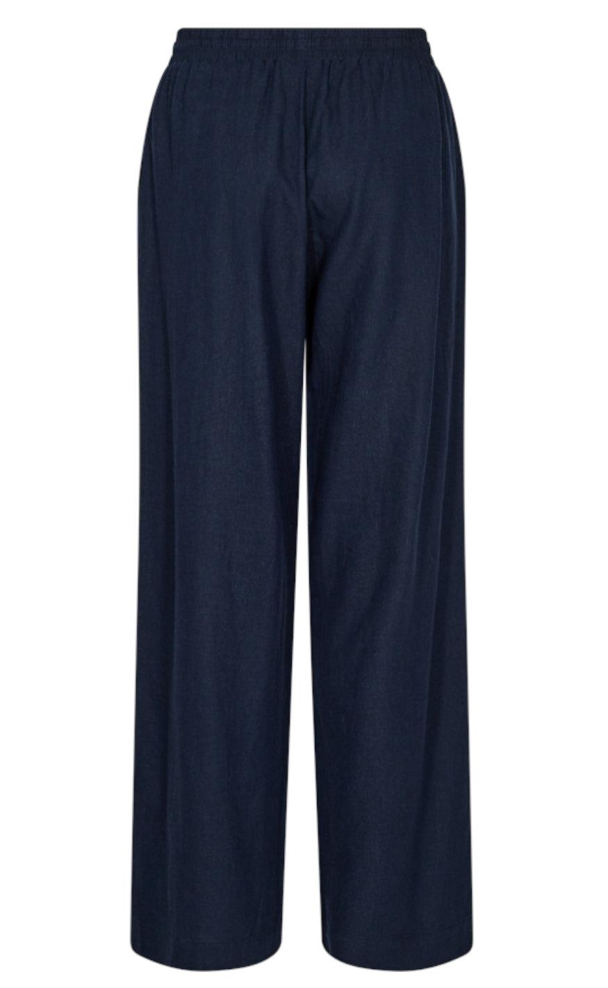 Freequent Bukser - Lava  - Navy Blazer
