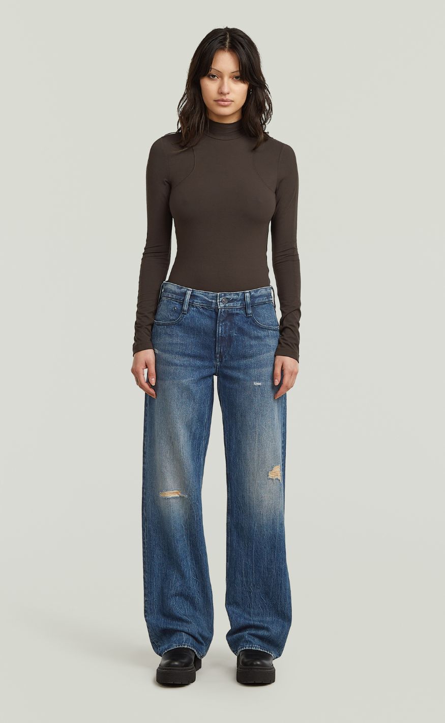 G-STAR Bluse - Slim body wmn - Ganache