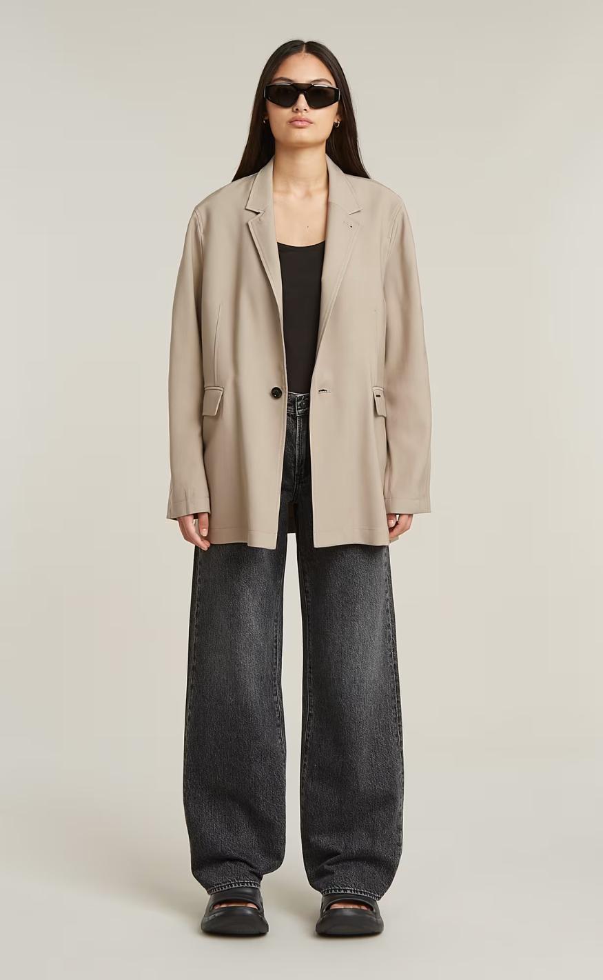 G-STAR Bukser - Judee Loose - Faded Eolith Grey