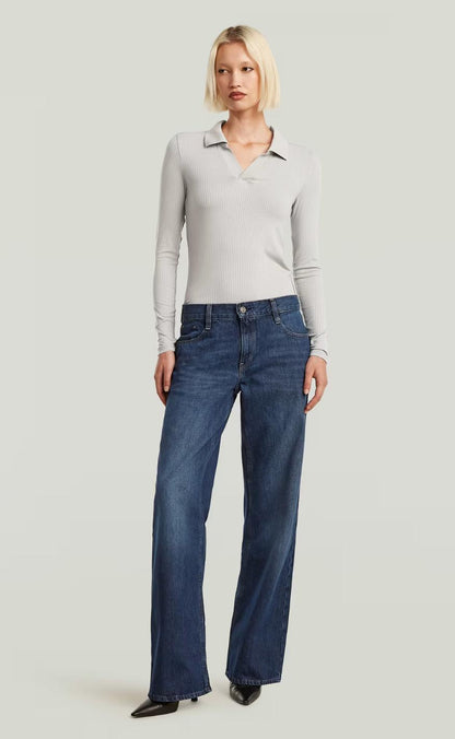 G-STAR Bukser - Judee Loose - Worn In Indigo Veil