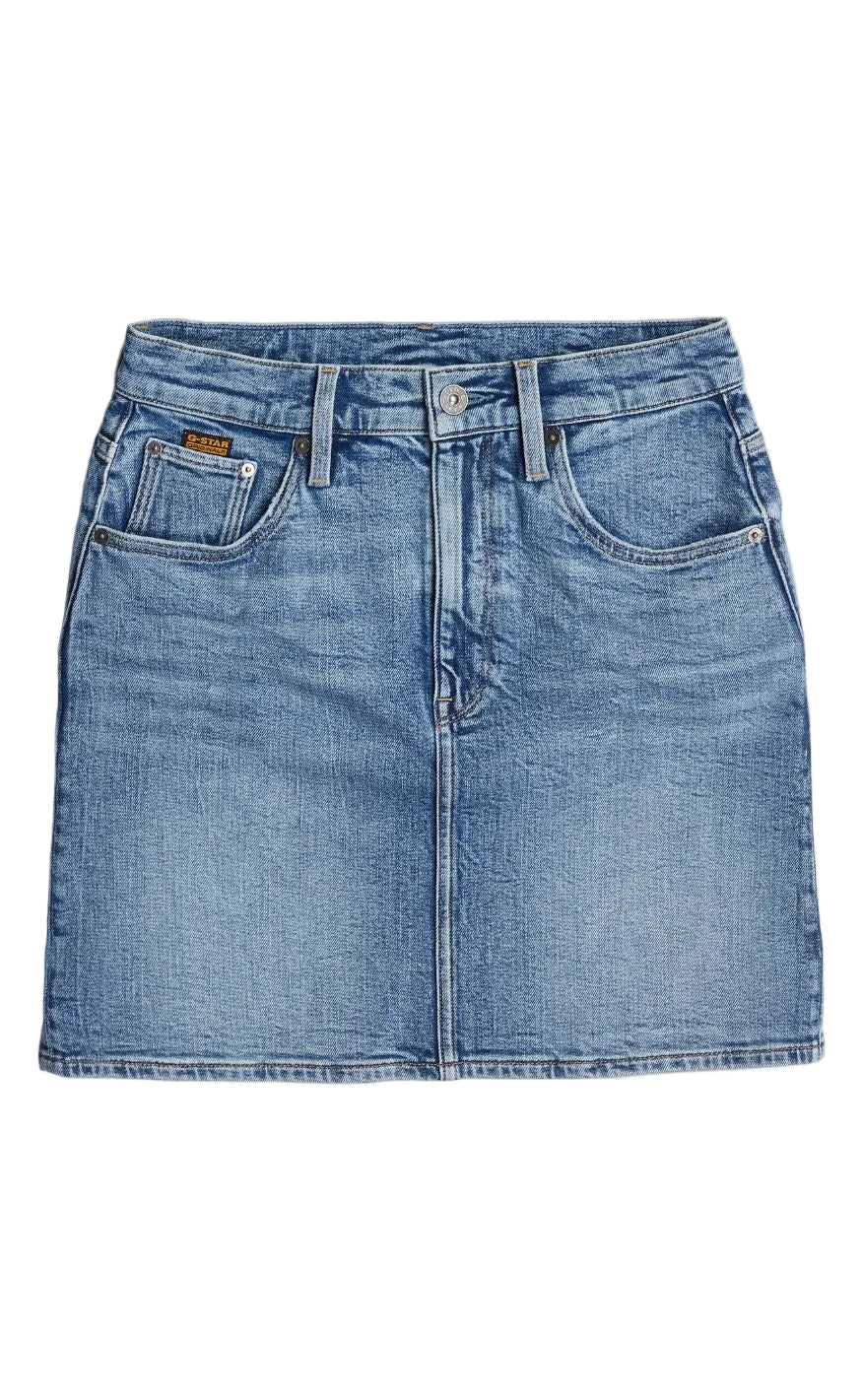 G-STAR Nederdel - Viktoria Short wmn - Faded Sea Point Blue