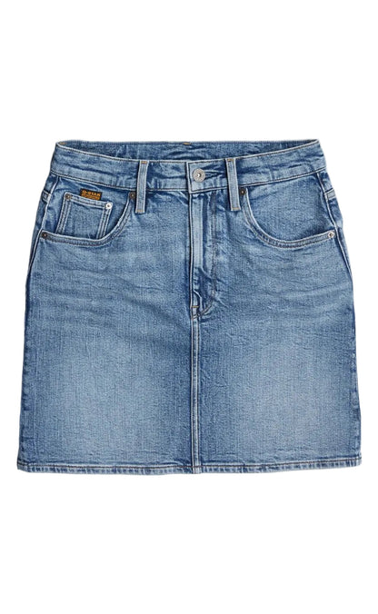 G-STAR Nederdel - Viktoria Short wmn - Faded Sea Point Blue