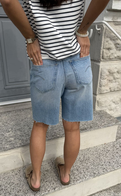 G-STAR Shorts - Viktoria Bermuda wmn - Sun Fade Blue Cape