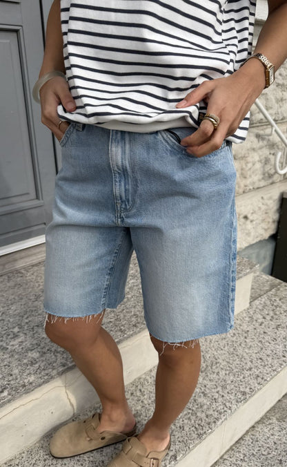 G-STAR Shorts - Viktoria Bermuda wmn - Sun Fade Blue Cape