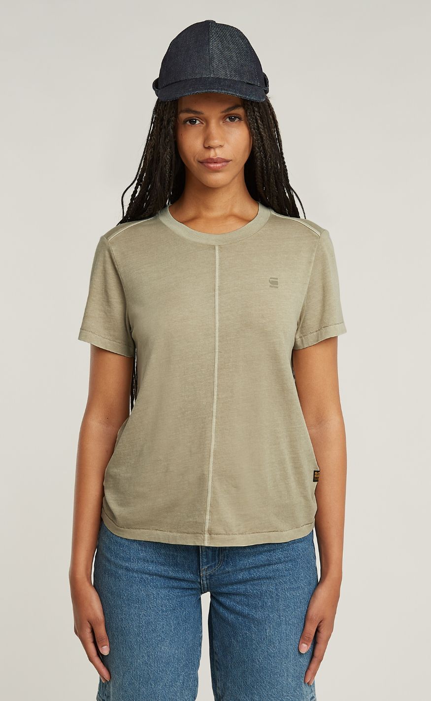 G-STAR T-Shirt - Overdyed r t wmn - Light Toggee GD