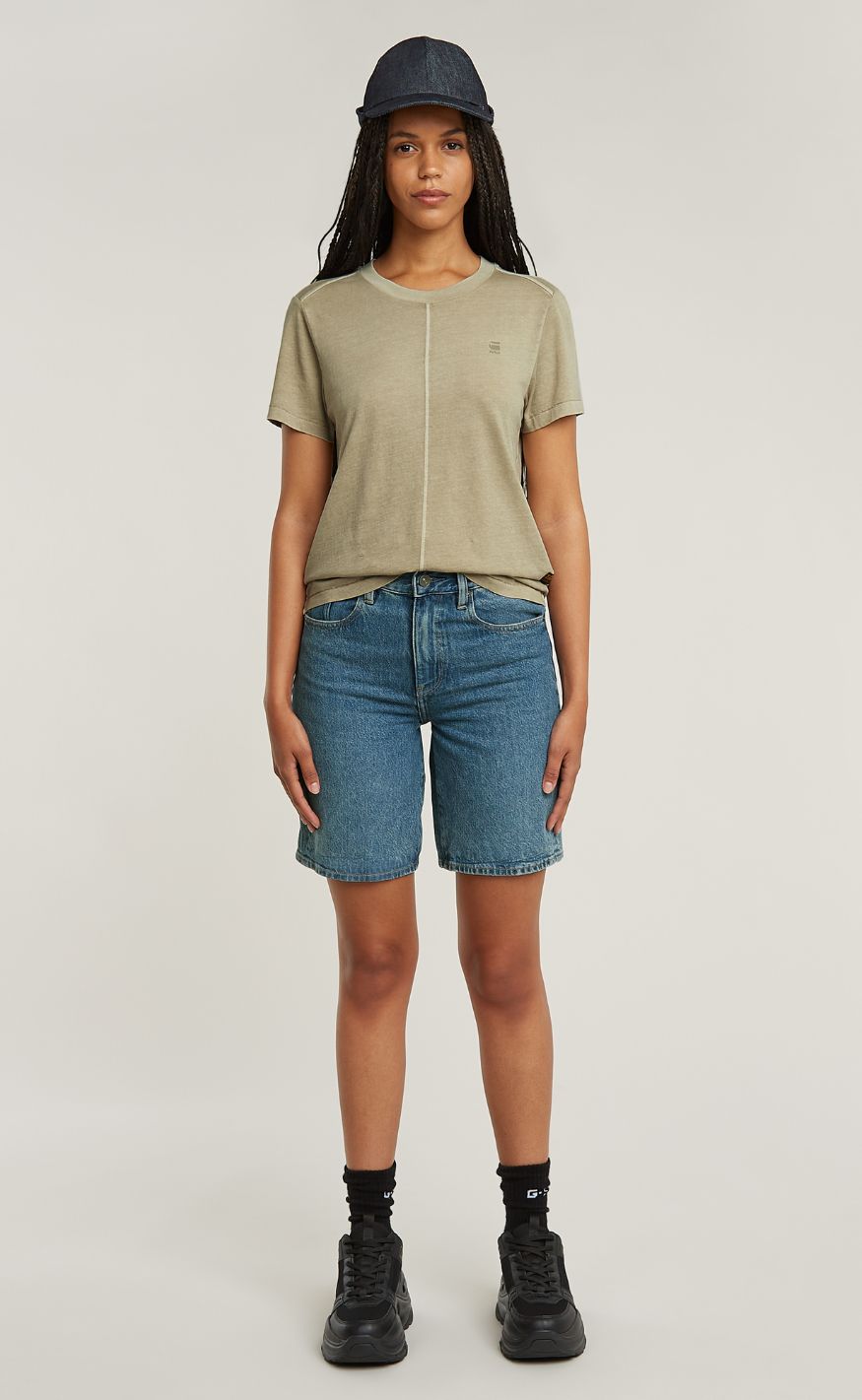 G-STAR T-Shirt - Overdyed r t wmn - Light Toggee GD