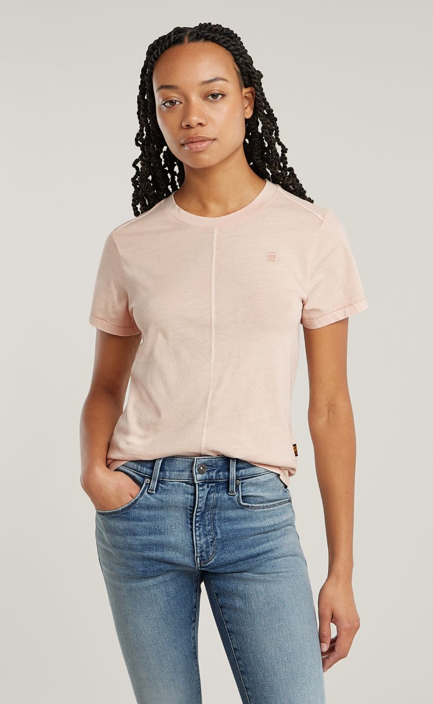 G-STAR T-Shirt - Overdyed r t wmn - Liquid Pink GD