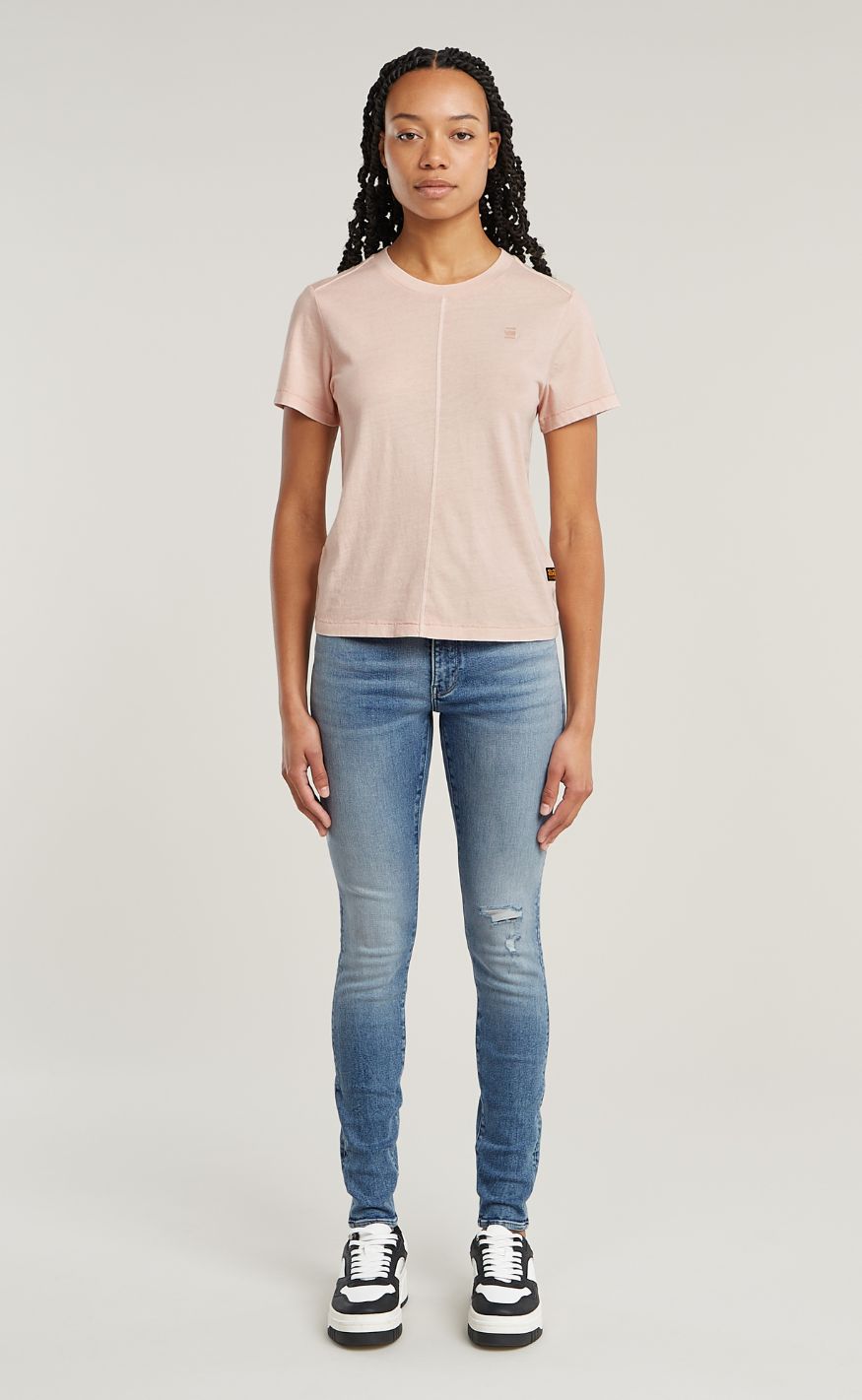 G-STAR T-Shirt - Overdyed r t wmn - Liquid Pink GD