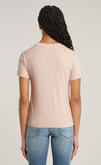 G-STAR T-Shirt - Overdyed r t wmn - Liquid Pink GD