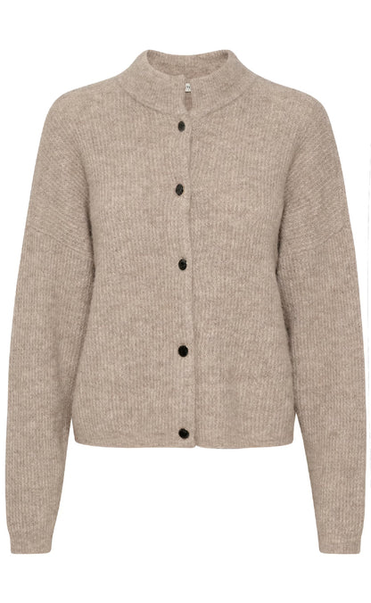 Gestuz Cardigan - Alpha - Warm Sand Melange