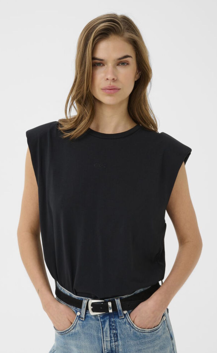 Gestuz T-shirt - Kathrin - Black