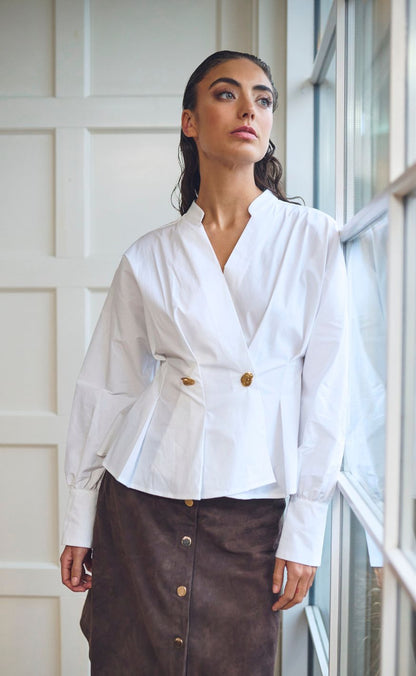 Gossia Bluse - Sole - Off-white