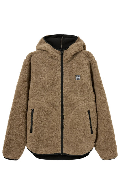 H2O Jakke - Langli Hooded Pile - Oak