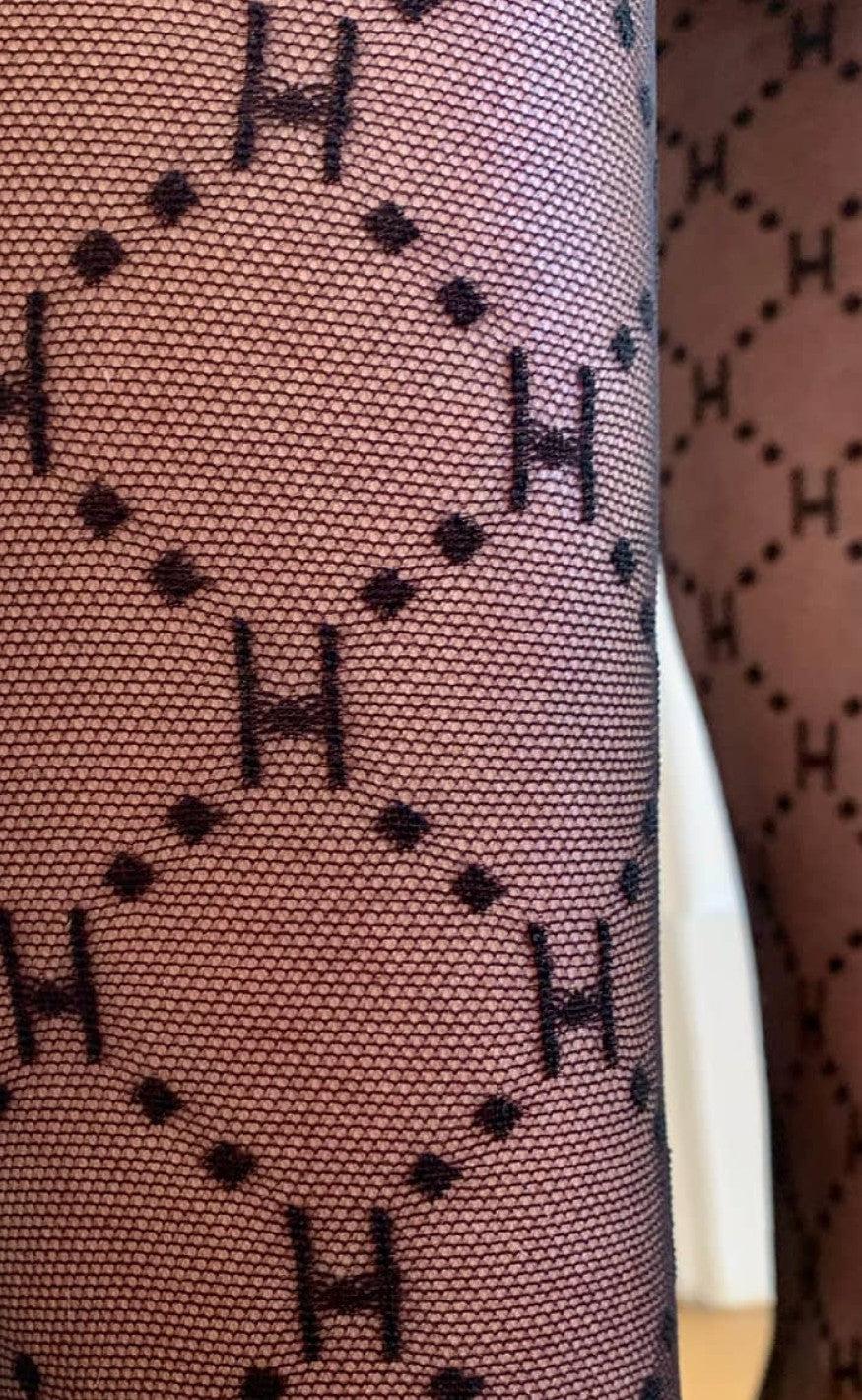 Hype The Detail Strømpebukser - Logo 25 Denier - Black
