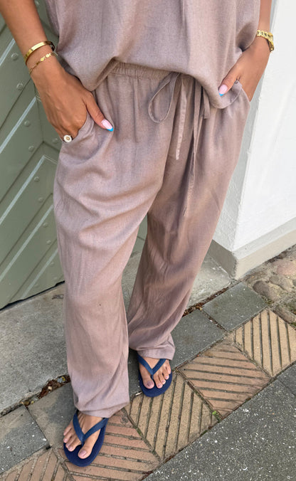 Say INA Copenhagen Bukser - Laura Linen - Brown