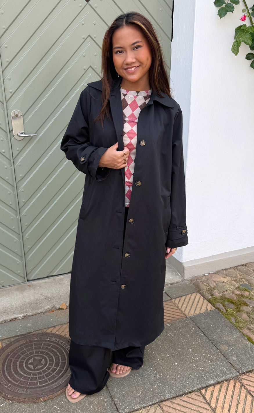 Say INA Copenhagen Trenchcoat - Louisa Long - Black