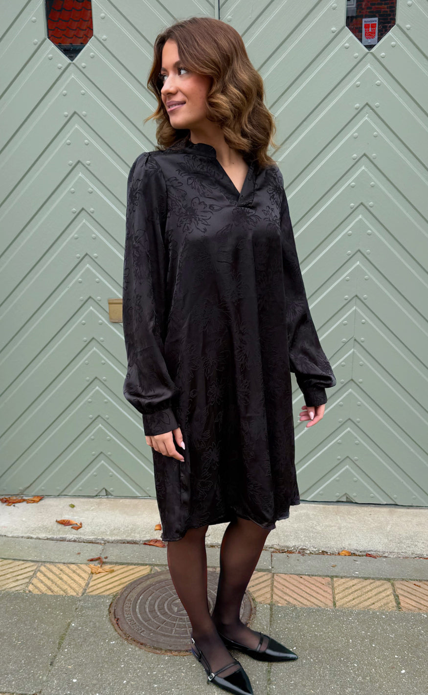 Say INA Copenhagen Kjole - Emmely - Black Flower