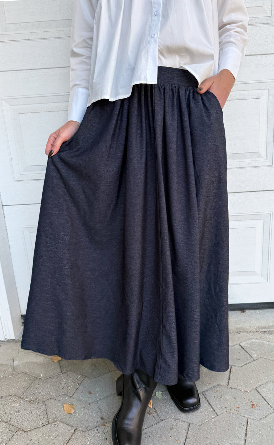 Say INA Copehagen Nederdel - Lucia - Denim Blue