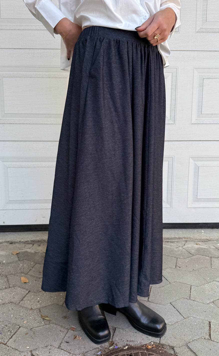 Say INA Copehagen Nederdel - Lucia - Denim Blue