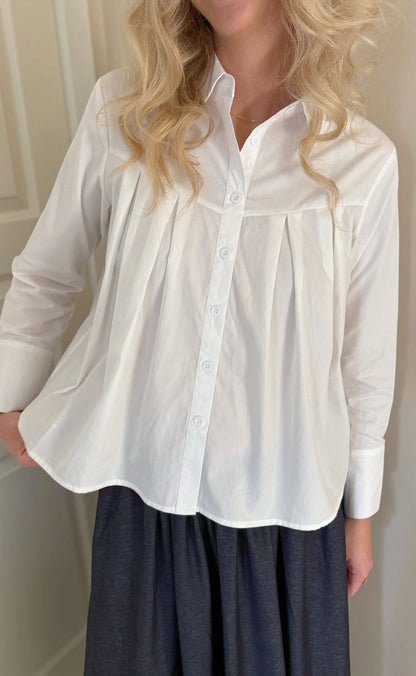 Say INA Copenhagen Skjorte - Nora - White