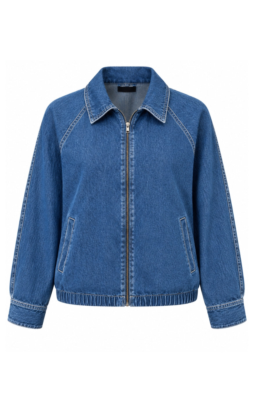 Say INA Copenhagen Jakke - Gabby Bomber - Denim Blue