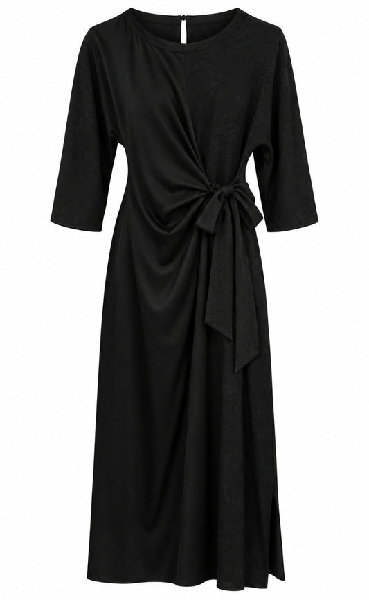 Say INA Copenhagen Kjole - Alina Tie - Black