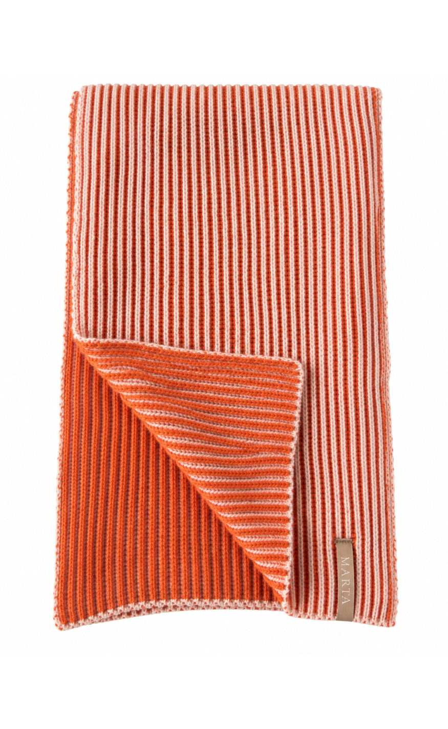 Marta Du Chateau Tørklæde - Gina - Rose/Orange