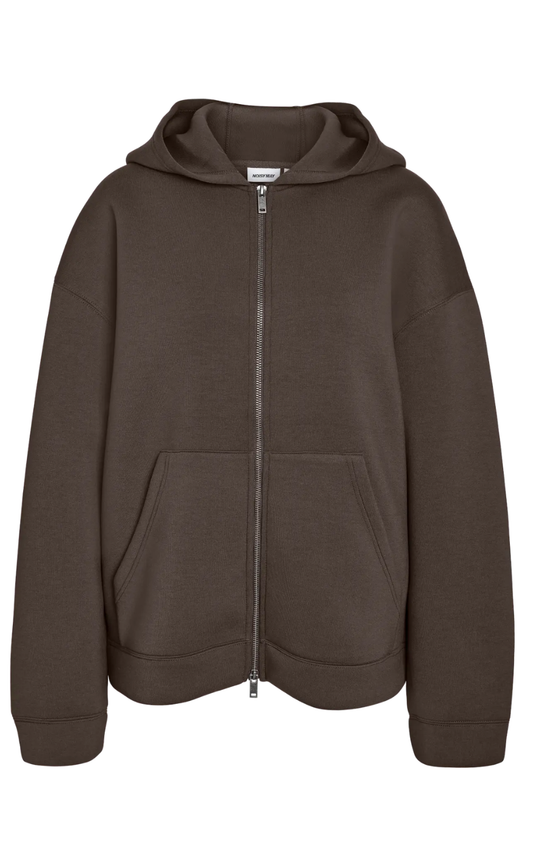 Noisy May Hoodie - Week Scuba - Chocolate Brown