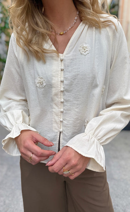 Liberte Bluse - Fine - Creme