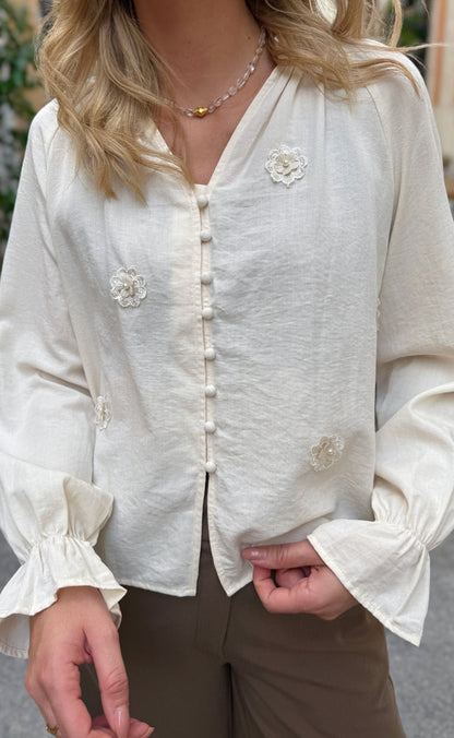 Liberte Bluse - Fine - Creme