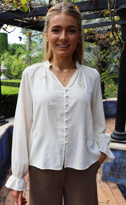 Liberte Bluse - Fine - Creme