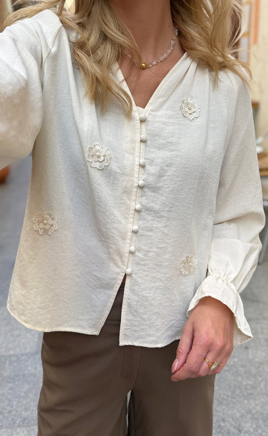 Liberte Bluse - Fine - Creme