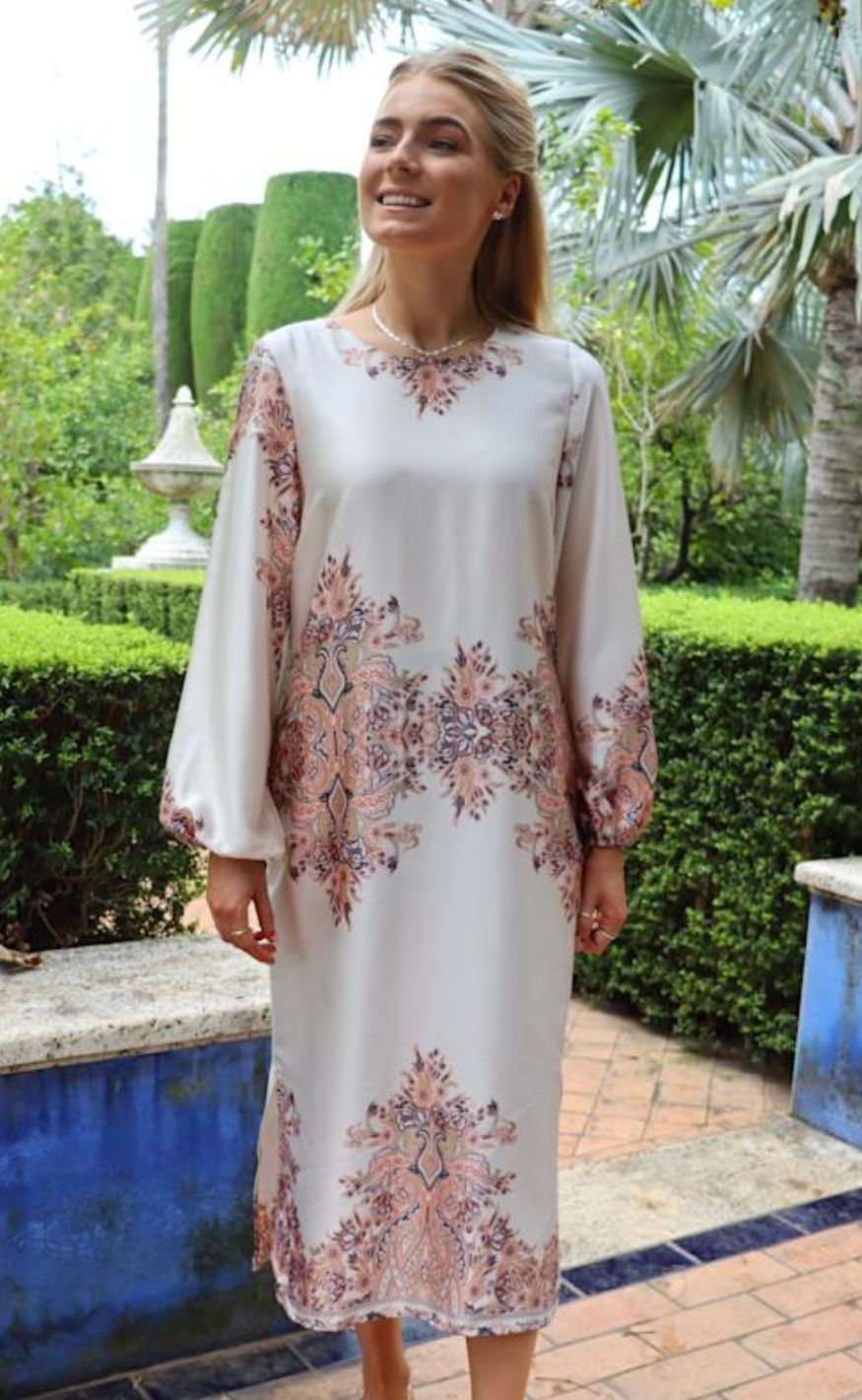 Liberté Kjole - Wennise - Creme Paisley