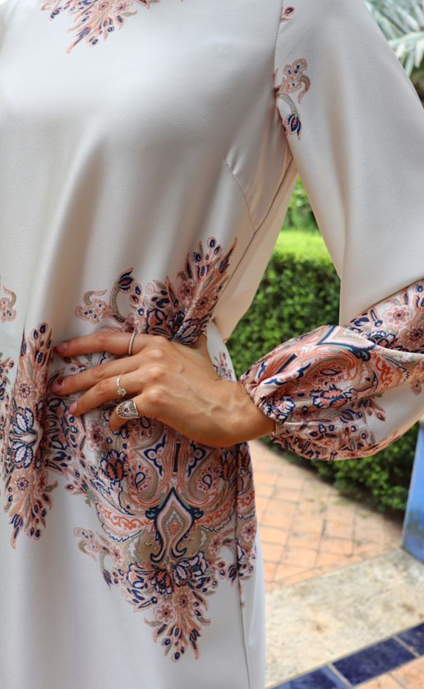 Liberté Kjole - Wennise - Creme Paisley