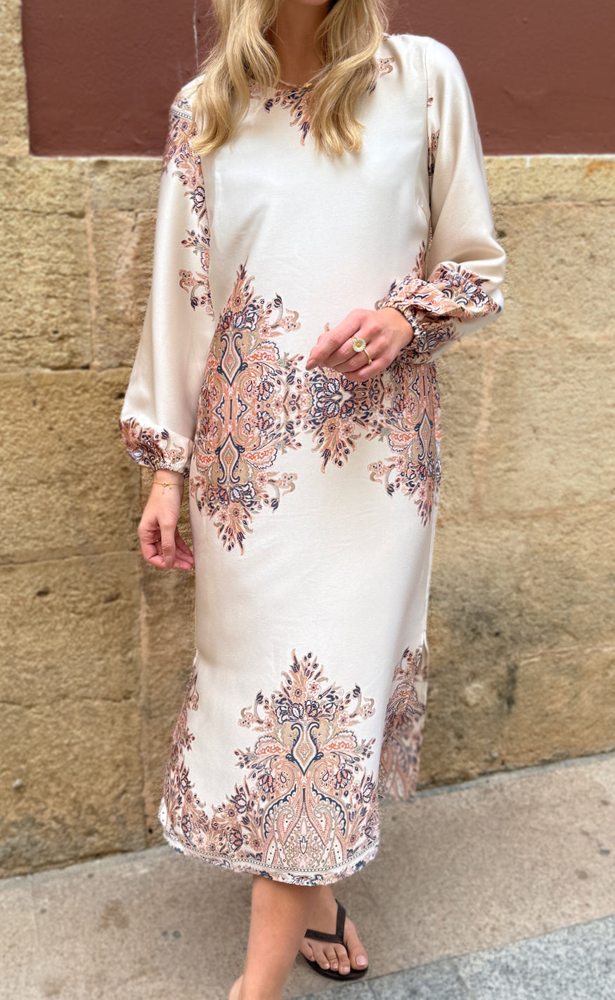Liberté Kjole - Wennise - Creme Paisley