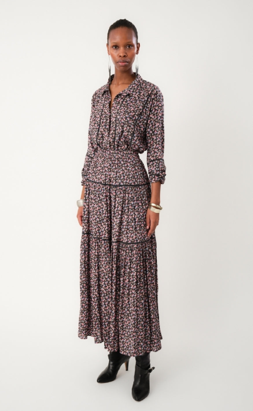 Lollys Laundry Skjorte - Lari LL - Washed Black