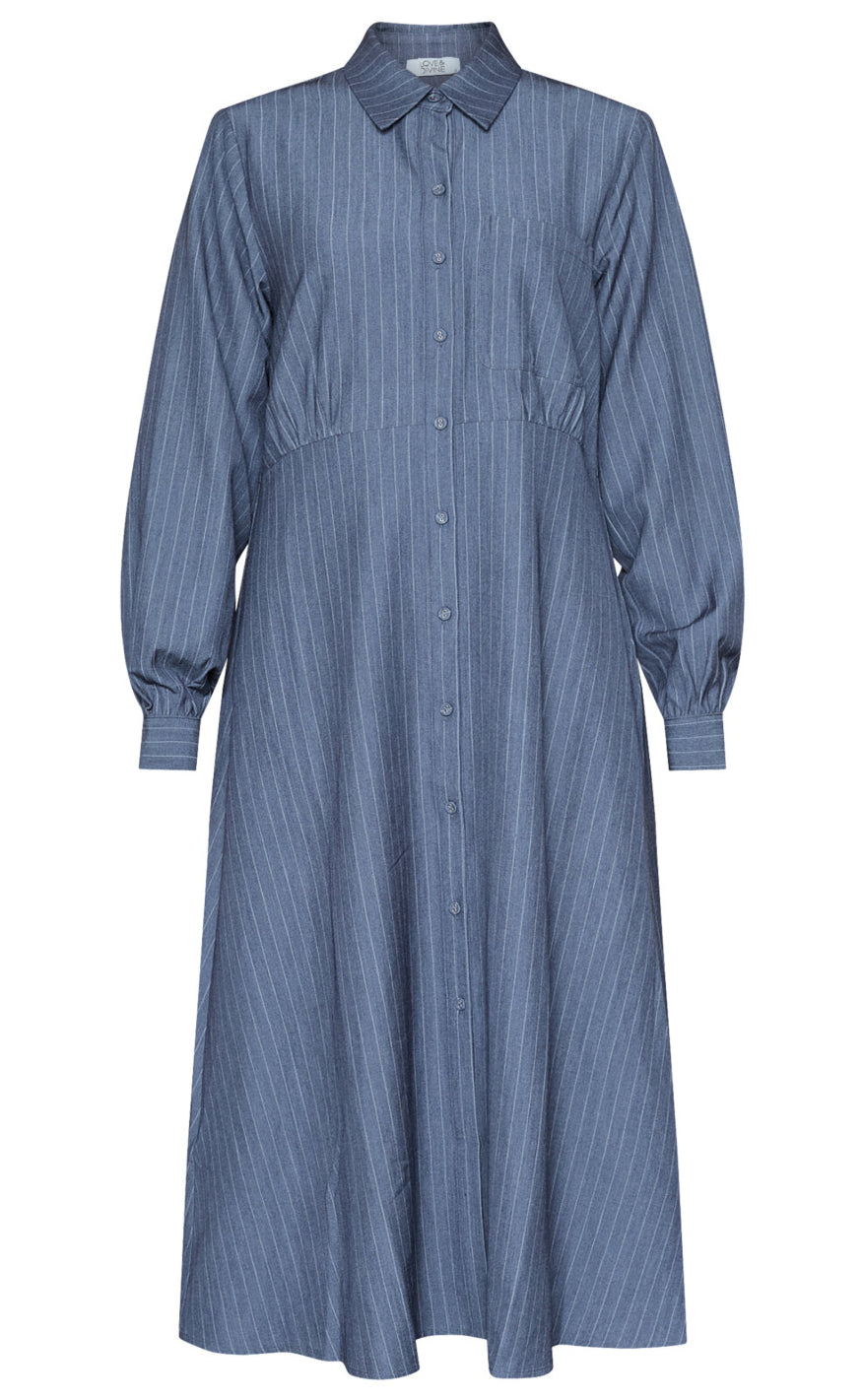 Love & Divine Kjole - Love1420-2 - Pin Stripe