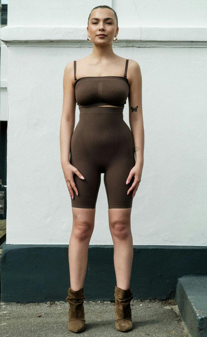 Lykkeland Ateliér Shorts -  Shaping Alturra - Chocolate