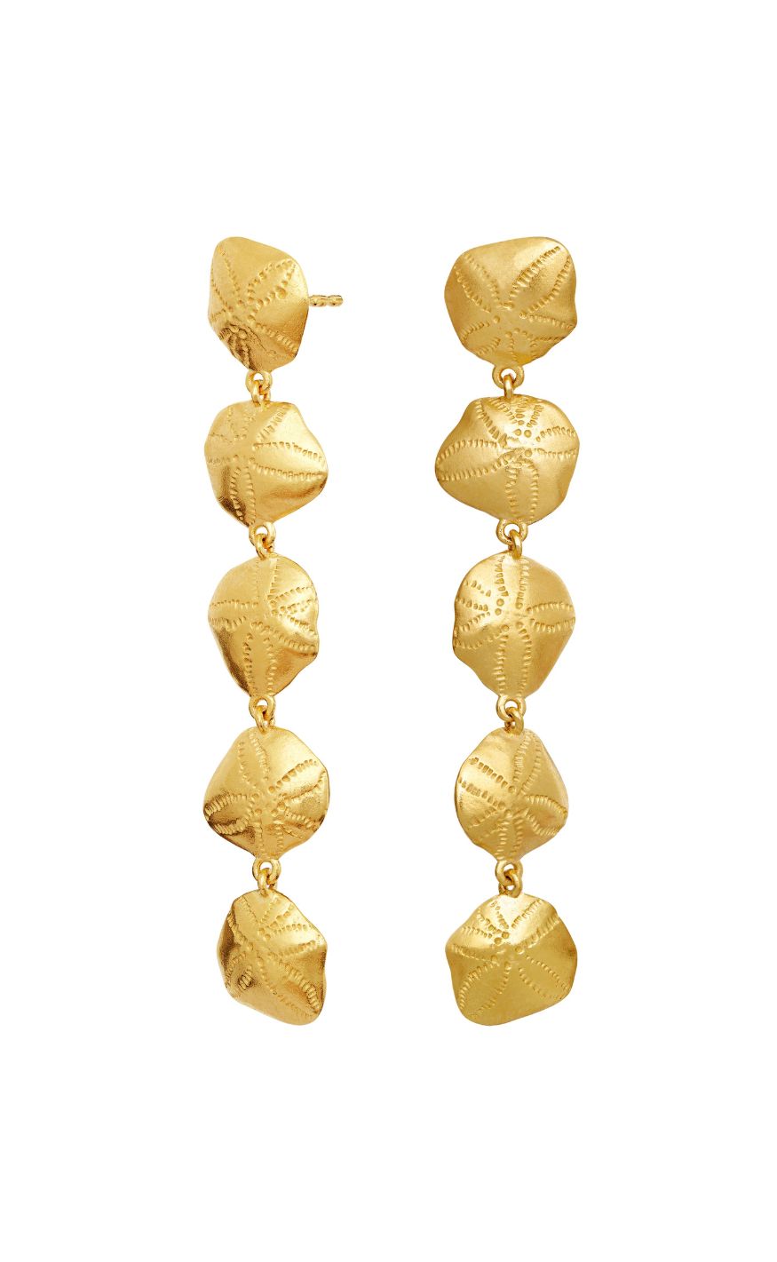 Maanesten Øreringe - Kishi - Gold Colour