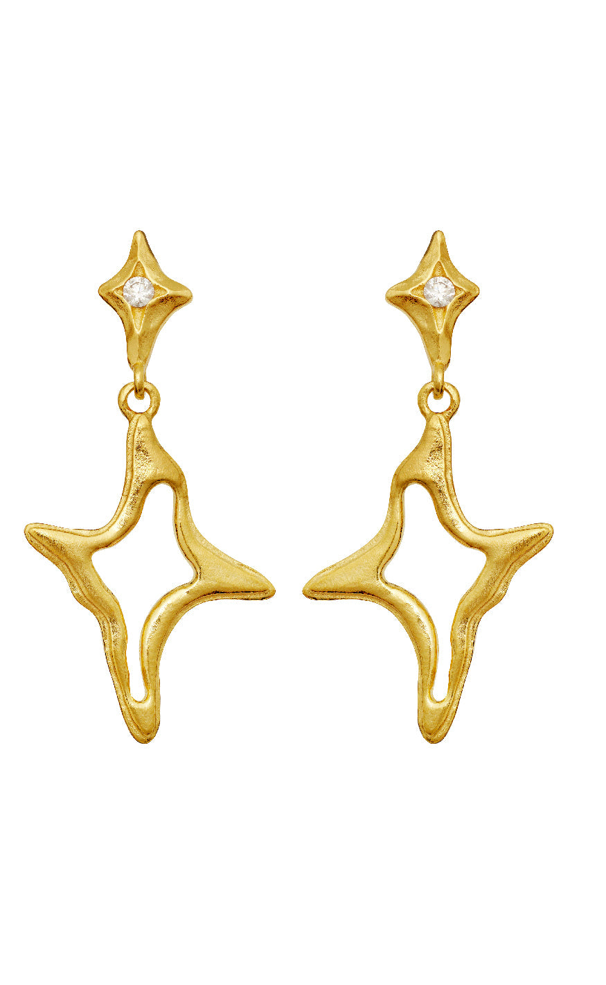 Maanesten Øreringe - Roxy - Gold Colour