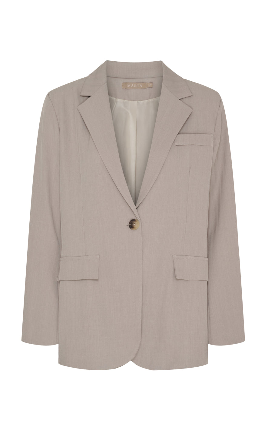 Marta Du Chateau Blazer - Majken - Dark Beige