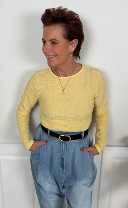 Marta Du Chateau Bluse - Vionne - Yellow536